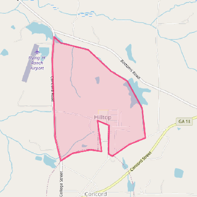 Map of Hilltop