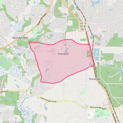 Map of Irondale