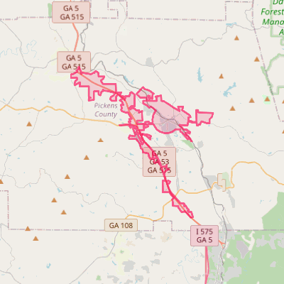 Map of Jasper