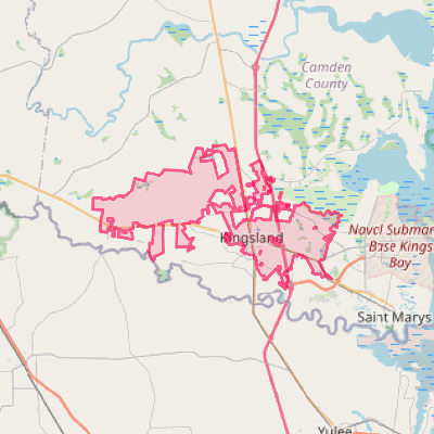 Map of Kingsland