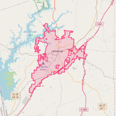 Map of LaGrange