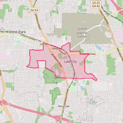 Map of Lake City