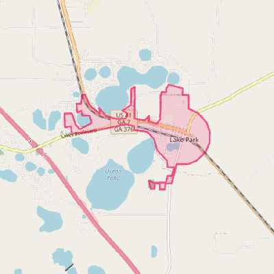 Map of Lake Park