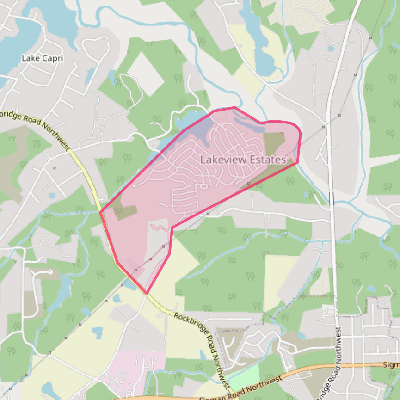 Map of Lakeview Estates