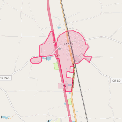 Map of Lenox