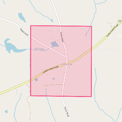 Map of Lone Oak