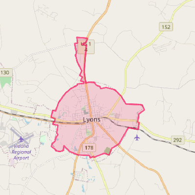 Map of Lyons