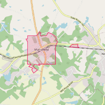 Map of Mansfield