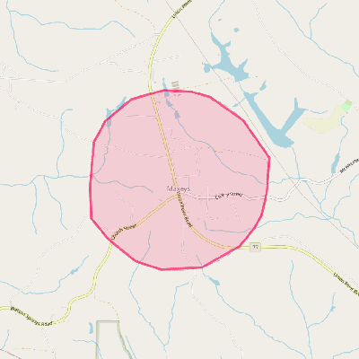 Map of Maxeys