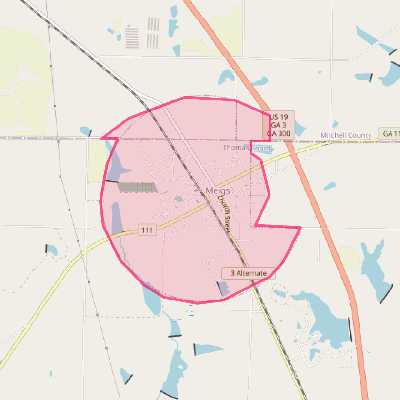 Map of Meigs