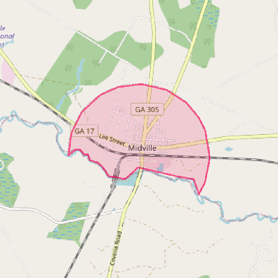 Map of Midville