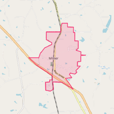 Map of Milner