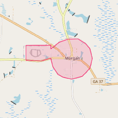 Map of Morgan