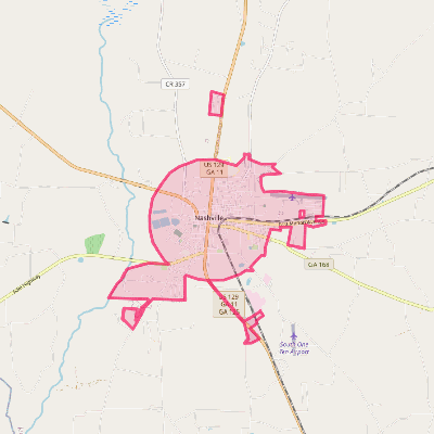 Map of Nashville