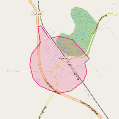 Map of Newington