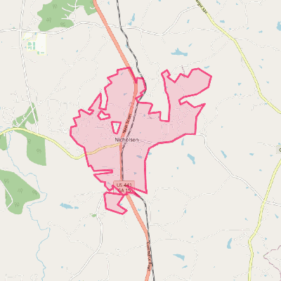 Map of Nicholson