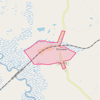 Map of Oconee