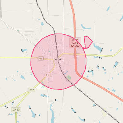 Map of Pelham