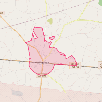 Map of Pembroke