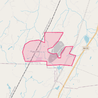 Map of Plainville