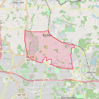 Map of Redan