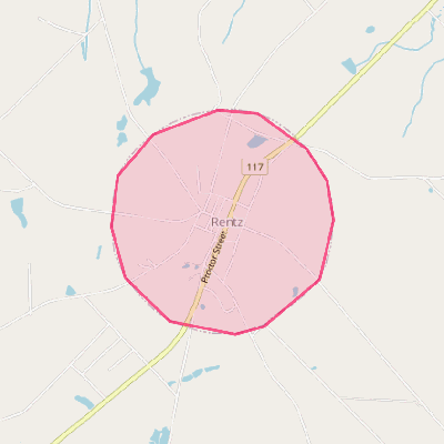 Map of Rentz