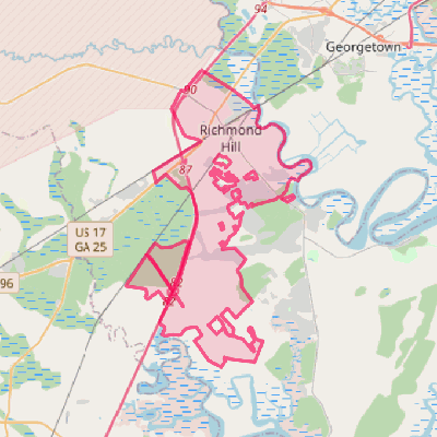 Map of Richmond Hill