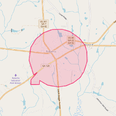 Map of Roberta