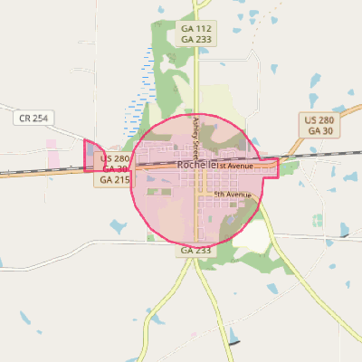 Map of Rochelle