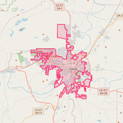 Map of Rome