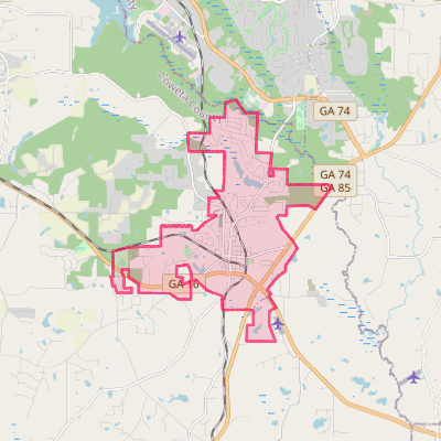 Map of Senoia