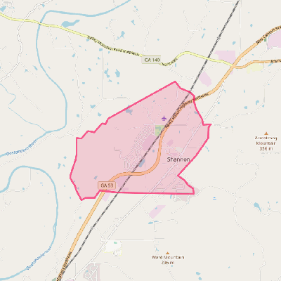 Map of Shannon