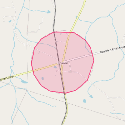 Map of Sharon