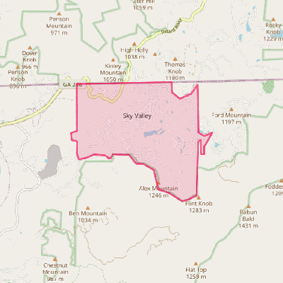 Map of Sky Valley