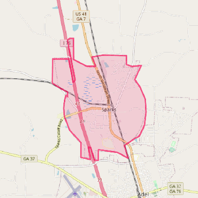 Map of Sparks