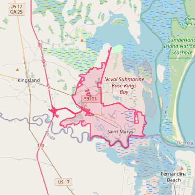 Map of St. Marys