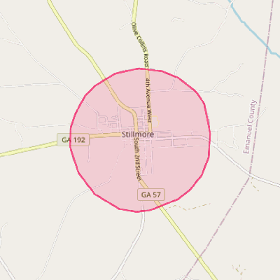 Map of Stillmore