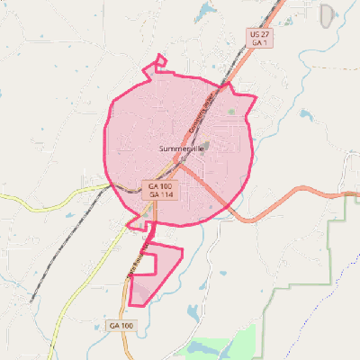 Map of Summerville