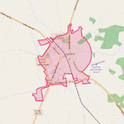 Map of Sylvania