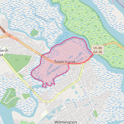 Map of Talahi Island