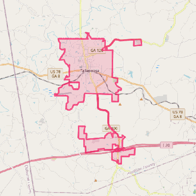 Map of Tallapoosa