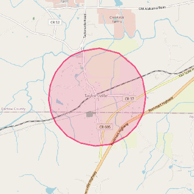 Map of Taylorsville