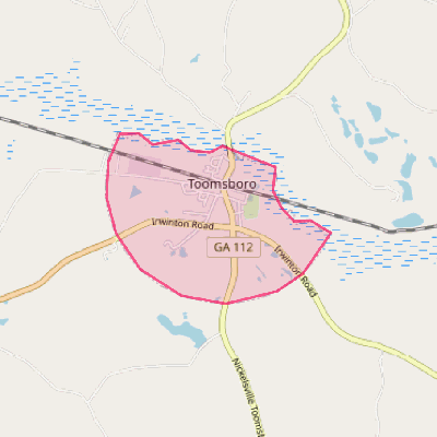 Map of Toomsboro