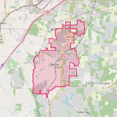 Map of Tyrone