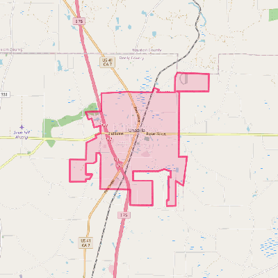 Map of Unadilla