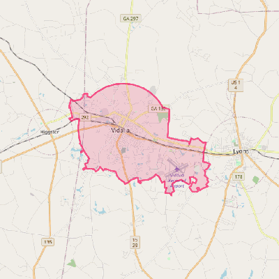 Map of Vidalia