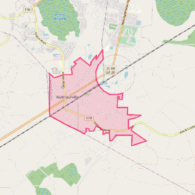 Map of Walthourville