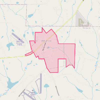 Map of Williamson