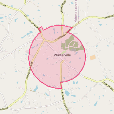 Map of Winterville
