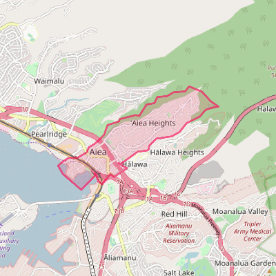 Map of Aiea